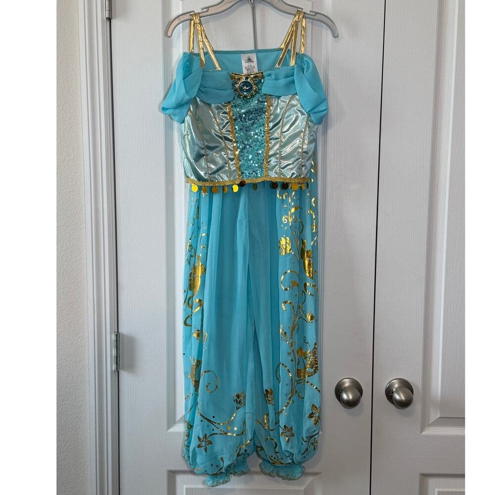 NWOT 2019 Disney Parks Princess Jasmine Costume Sz 11/12-Aladdin- 2 Piece Set